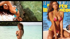 Irina Shayk Legends - Sports Illustrated Swimsuit bodypaint, bikini, cleavage