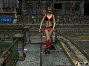 3DFiends – Ashley and the monster