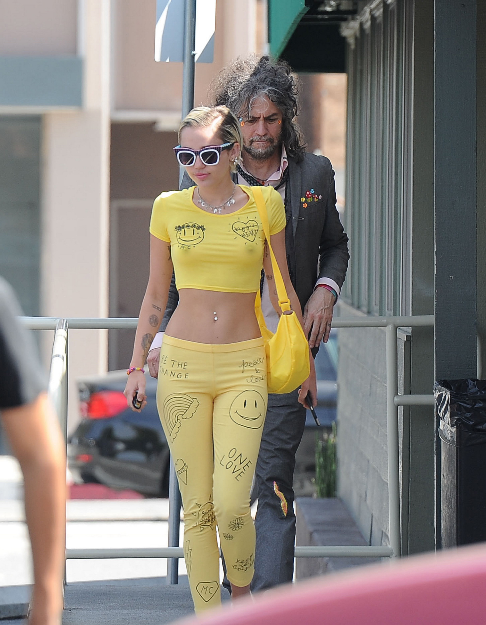 Miley Cyrus in see through top out in LA 12x HQ 5.jpg